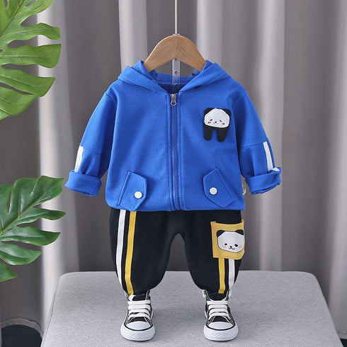 Spring and Autumn Boys Leisure Two-Piece Set
